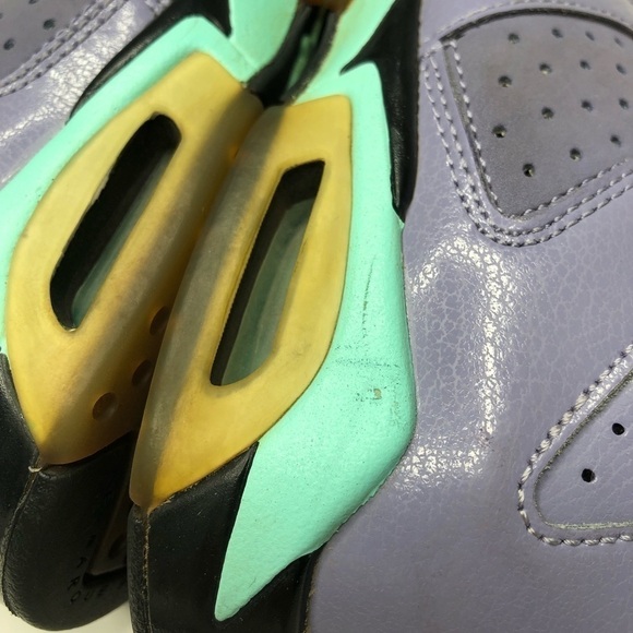 RARE Air Jordan 6 Retro GG Iron Purple Teal Suede High Top Basketball Shoes - Picture 7 of 15